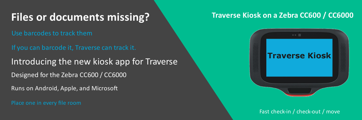 Traverse Kiosk for the Zebra CC600 / CC6000