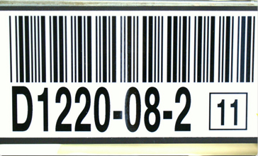 Magnetic barcode Location label