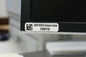 two dimentional barcode asset label